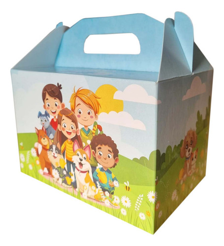 Caja Valija Maletin Chica - Impresa X 25u 335 Feliz Dia Del Niño