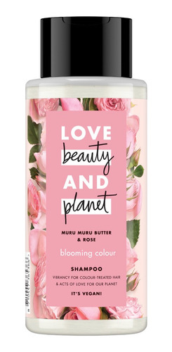 Shampoo Love Beauty & Planet Manteca De Murumuru Y Rosa 400m