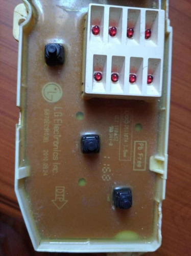 Imagen 3 de 3 de Tarjeta De Lavadora LG De 7kg