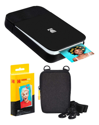 Kit Funda Suave Para Impresora Digital Instantanea (negro