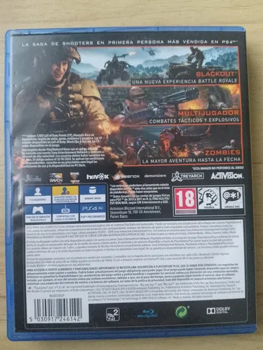 Call Of Duty Black Ops Ps4 (Usado)