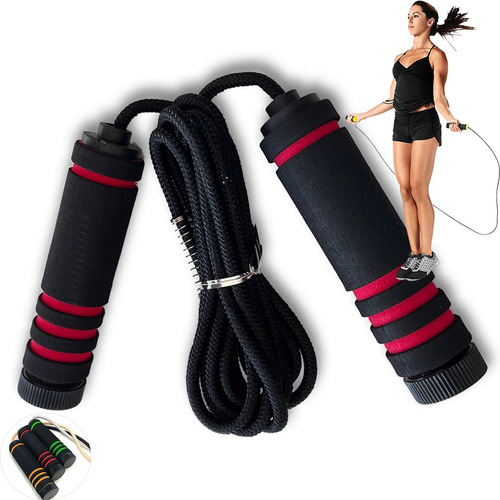 Corda De Pular Cross Profissional Ajustável Speed Rope Fit