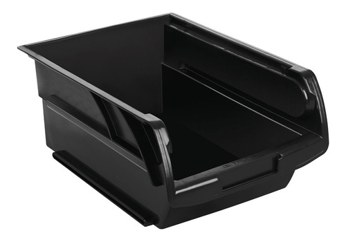 Caja Plastica Organizadora Apilable Negra Truper 38x24x17cm