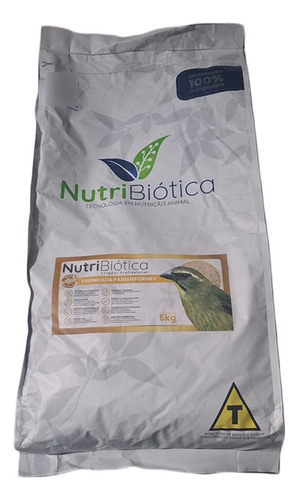 Ração Nutribiótica Farinhada Trinca Ferro Passeriformes 5kg