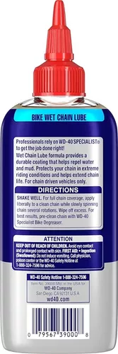 Lubricante Húmedo Cadena WD40 118ml / 4oz - Extreme Bike