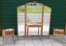 Comprar Vestidor Toilette +2 Mesa Luz Francés Luis Xvi Mármol Espejo