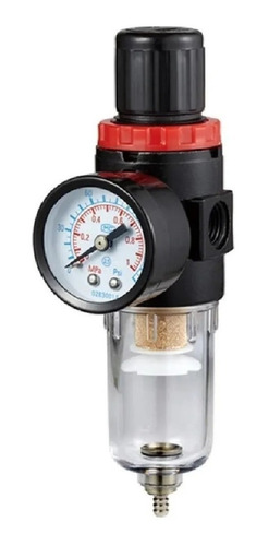 Imagen 2 de 7 de Filtro Regulador 1/4 Ruhlmann Trampa De Agua P/herram Neumat