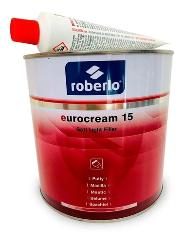 Roberlo Masilla Poliester Eurocream  4kg-con Cata 2,25l 