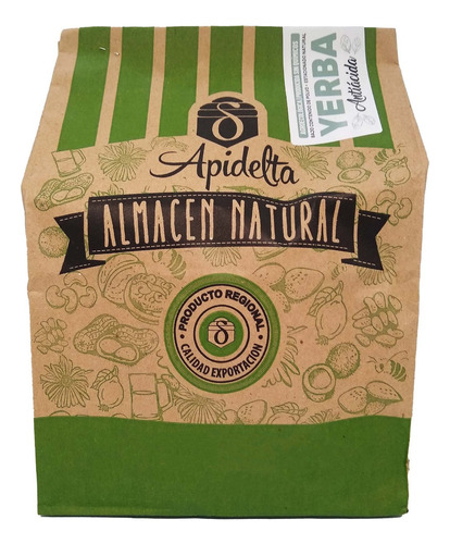 Yerba Antiacida Apidelta 1kg Pack 16