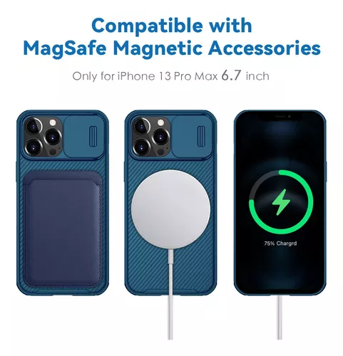  Funda compatible con iPhone 13 Pro Max con cubierta