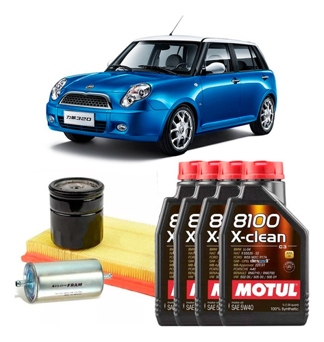 Service Cambio De Aceite Lifan 320 Motul Sintético + Filtros