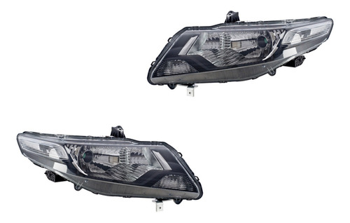 Par Faros (de Calidad) Honda City 10-13 Depo