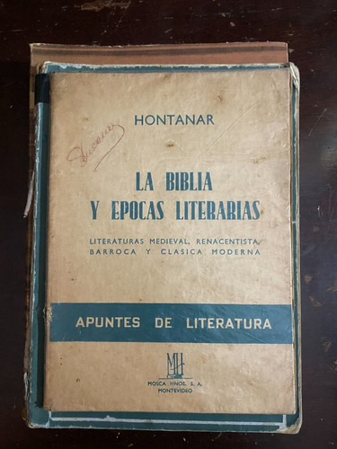 La Biblia Y Las Épocas Literarias / Hontanar  C2