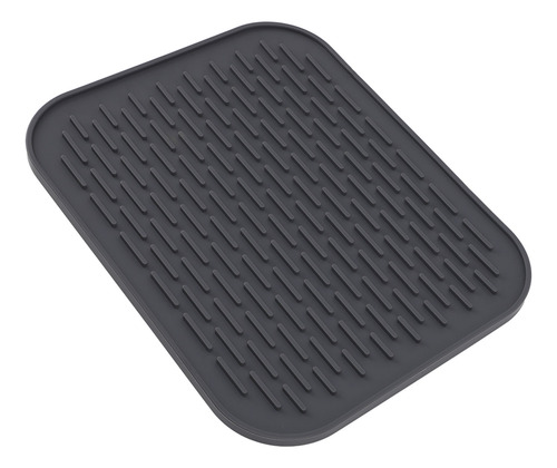 Alfombrilla De Silicona Para Secar Platos Con Borde Rectangu
