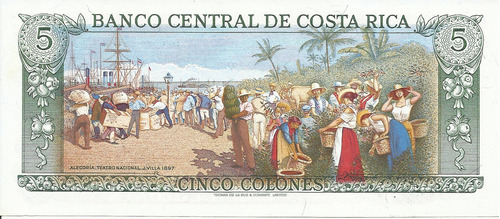 Costa Rica 5 Colones 1992