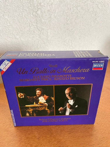 Opera Pavarotti Un Baile De Mascaras (Usado)