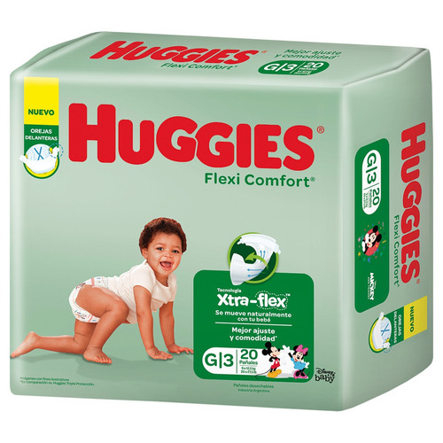 Pañales Huggies Flexi Comfort  G