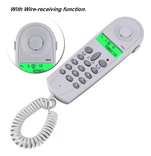 Telefone Testador De Linha C019 Com Fio
