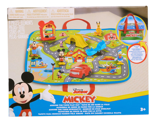 Disney Junior Mickey Mouse Around The Town - Tapete De Jueg.