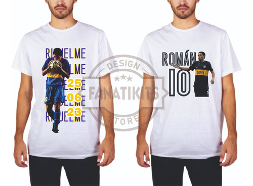 Boca Juniors Riquelme 20 Plantillas Png Sublimación Remeras