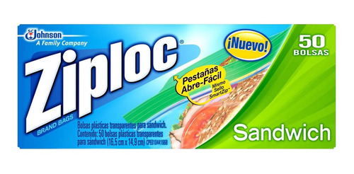 Ziploc Sandwich 50ct/12 Co