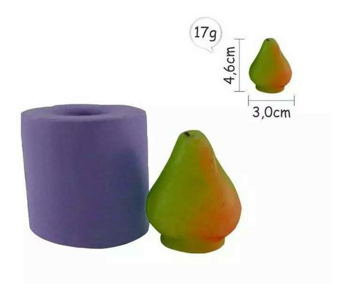 Molde Forma Silicone Pera Mini Ib-1363 / S-156