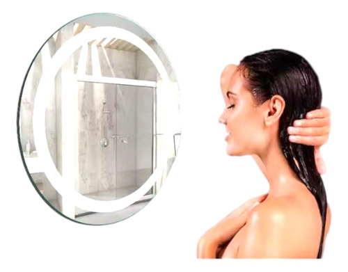 Espelho Led 3 Cores Inteligente 70cm Redondo Banheiro