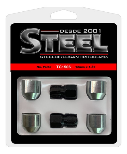 Seguros Steel Para Rines Tuerca 12x1.25 Nissan Altima
