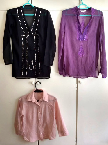 Lote Blusas Y Camisa Para Mujer 