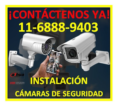 Imagen 1 de 10 de Instalación Cámaras De Seguridad