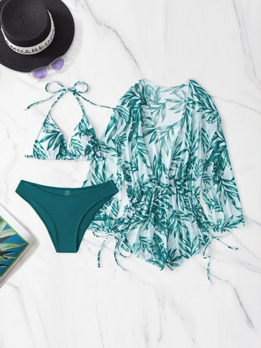 Traje De Baño, Bikini, Ropa De Playa For Mujer, Conjunto De
