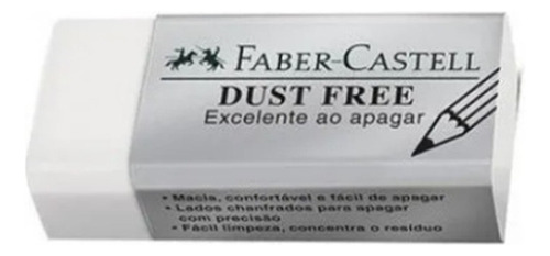 Borracha Retangular Branca Dust Free Faber-castell