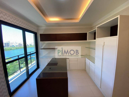 Imagem 16 de 27 de Espetacular Apartamento Com Vista Panorâmica E Com 4 Quartos À Venda, 200 M² Por R$ 4.700.000 - Lagoa - Rio De Janeiro/rj - Ap1309