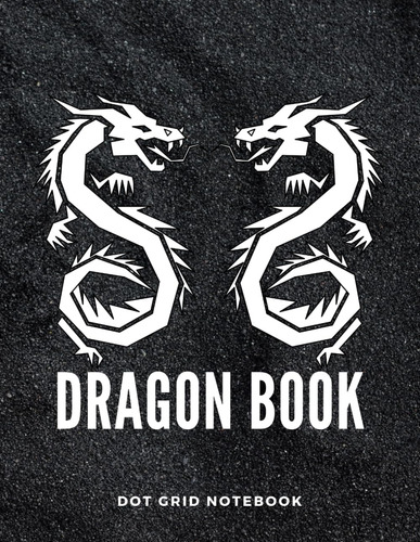 Libro: Dragon Book Dot Grid Graph Paper Notebook: 4x4 Grid Q