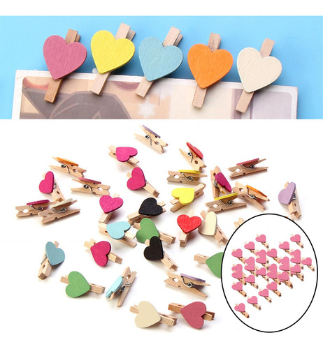 2 X 30pcs Mini Clips De Imagen De Pinza De Ropa De Pinza De