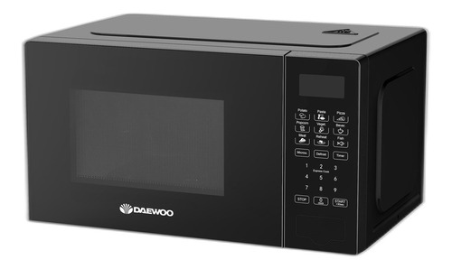 Microondas Digital Negro Daewoo 20 Lts 700w Damwo20db