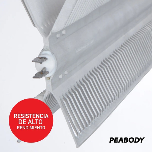 Calefactor Eléctrico Peabody Pe-vqd20 Blanco 220v P2