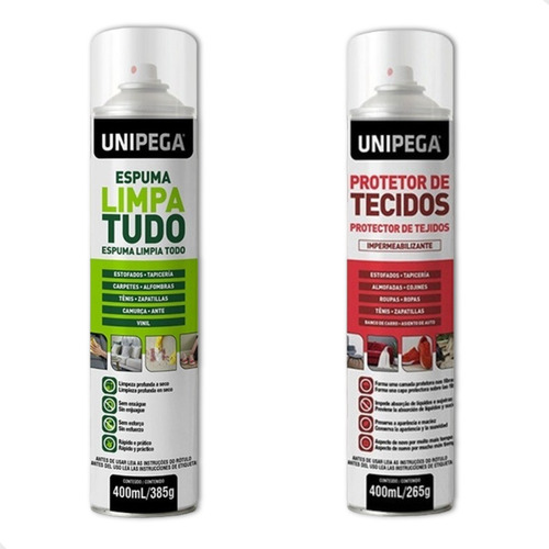 Espuma Limpa Tudo E Impermeabilizante Protetor Tecidos Tenis