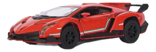 Miniatura Carro Lamborghini Veneno 1:36 Laranja