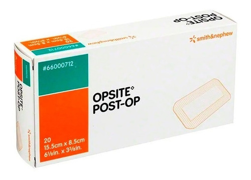 Opsite Postop 15.5 X 8.5 Cm. Caja Con 20 Apósitos