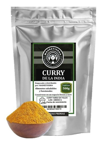 Curry En Polvo X1000gr Natural - g a $33