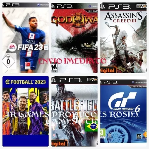 Pacote + 6.500 Jogos Ps3 Mídia Digital Travado/destravado - Escorrega o  Preço