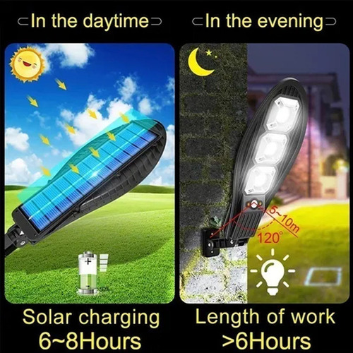 Proyector Solar Wu-chuang W Para Alumbrado Público Exterior