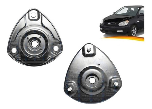 Par Cazoleta Delantera Para Hyundai New Accent 2006 2011