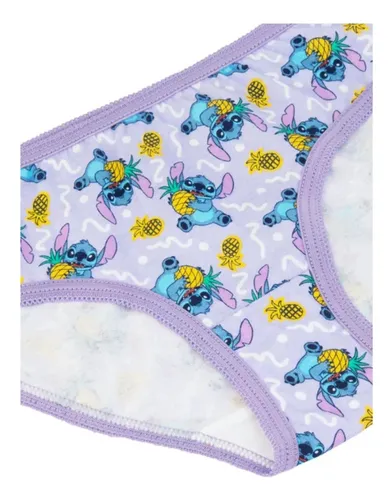 Trusas Para Ni as Lilo Stitch Disney 7 Pz Calzon Briefs sk