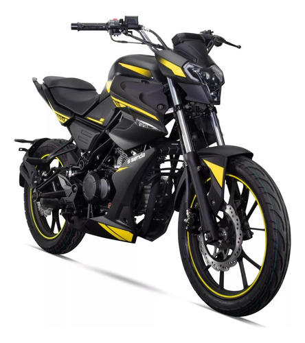 Moto Ssenda Viper 200 Nks Negro/amarillo