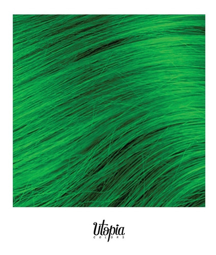 Imagen 1 de 1 de Tintura Fantasía - Tonos Verdes - Utopía Colors - 125 Ml