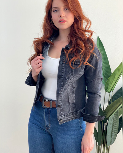 Chaqueta Mezclilla Denim Claro