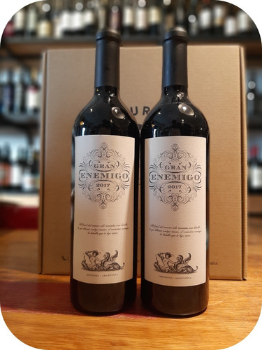 Vino Gran Enemigo Blend Caja Cartón X2. Ideal Para Regalo!!