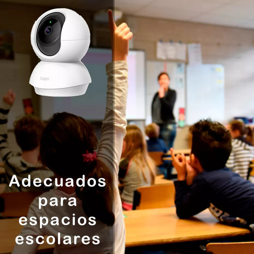 Cámara Wi-fi Tp-link Tapo C210 3mp Audio Bidireccional Con Memoria Microsd De 64gb